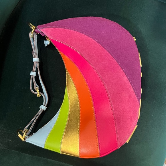 RARE Fendi Rainbow Small Shoulder Bag - Picture 15 of 17